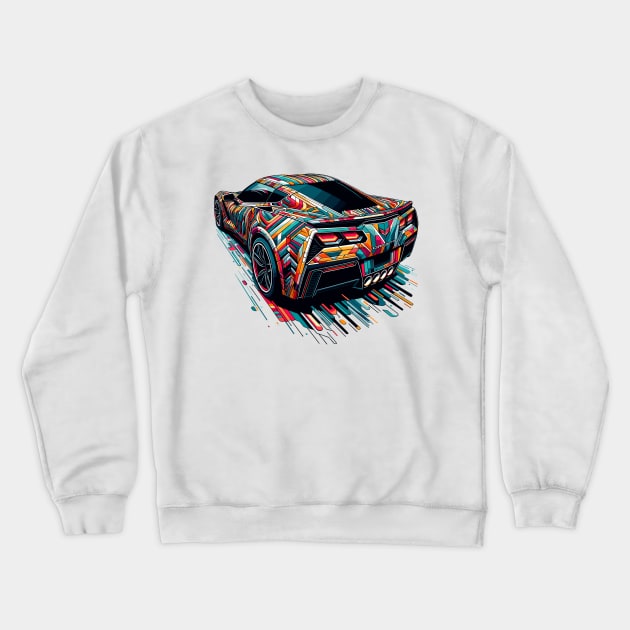 Chevrolet Corvette Crewneck Sweatshirt by Vehicles-Art